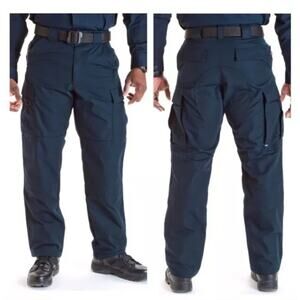 5.11 Tactical Black Ripstop Cargo Pants Mens XL Tough Rugged Work Pants 37x31.5